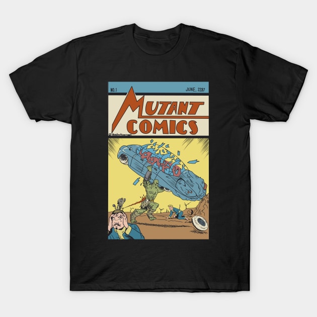 Mutant Comics Shirt T-Shirt by The darkcartoon